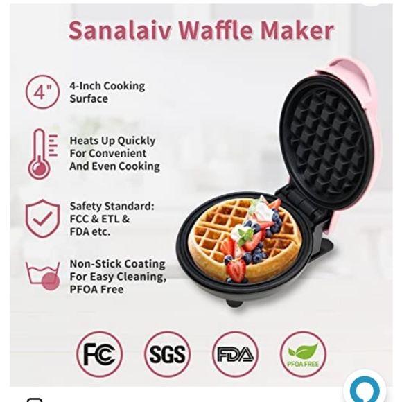 Small waffle maker - Picture 3 of 8